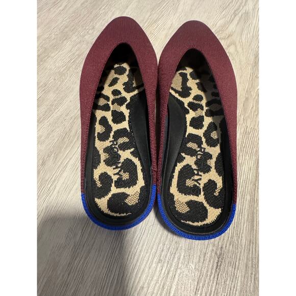 Rothy's The Almond Demi Mule in Black Cherry Clog Slip-on Shoe Size W8.5 - Picture 4 of 5